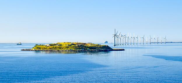 Insel Middelgrundsfortet vor Kopenhagen