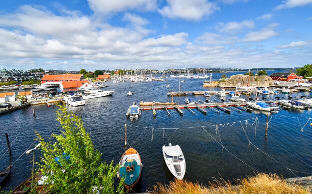 Austerhavna in Stavanger, Norwegen 