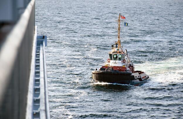 Schlepper AROS (IMO: 9259238) vor Aarhus, Dänemark