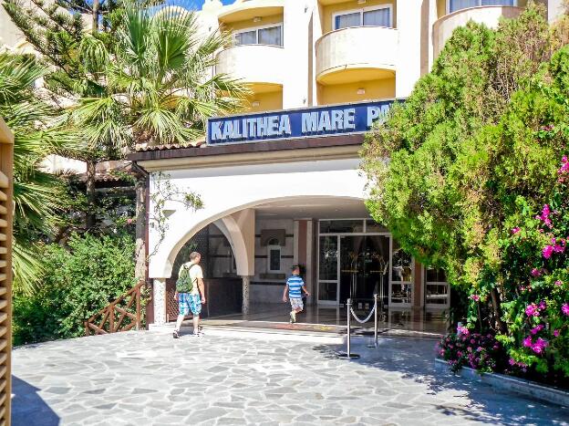 Eingang zur Lobby - Hotel Kalithea Mare Palace Rhodos